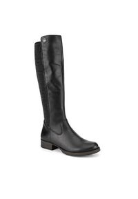 Rieker Kozaki Z9591-00 Czarny. Kolor: czarny. Materiał: skóra #8