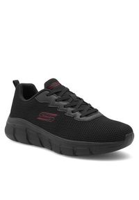 skechers - Skechers Sneakersy BOBS B Flex 118106 BBK Czarny. Kolor: czarny. Materiał: mesh, materiał
