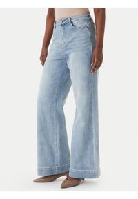 Eleh Jeansy EL112 Niebieski Wide Leg. Kolor: niebieski #1