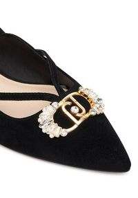 Liu Jo Baleriny Vivien 03 SF5037 P0021 Czarny. Kolor: czarny. Materiał: skóra, zamsz #5