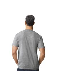 GILDAN - Koszulka Unisex Dla Dorosłych Softstyle Midweight. Kolor: szary. Materiał: poliester, bawełna. Sport: turystyka piesza