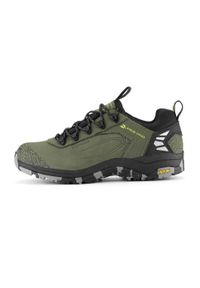 ALPINE PRO - Buty trekkingowe niskie unisex Alpine Pro Spidere Vibram. Kolor: zielony. Styl: sportowy. Sport: turystyka piesza #2
