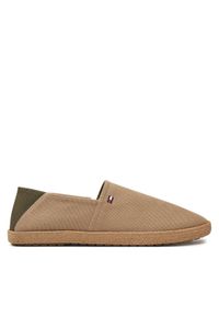 TOMMY HILFIGER - Tommy Hilfiger Espadryle FM0FM05353 Beżowy. Kolor: beżowy. Materiał: materiał #1