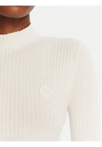 Hugo - HUGO Sweter Sarmie_B 50522578 Écru Slim Fit. Materiał: syntetyk
