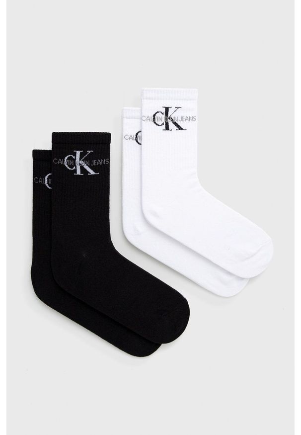 Calvin Klein - Skarpetki (4-pack). Kolor: czarny