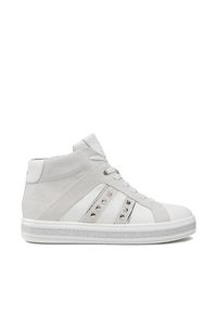 Geox Sneakersy D Leelu' B D16FFB 08522 C1352 Biały. Kolor: biały. Materiał: zamsz, skóra #3
