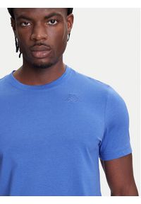 Kappa T-Shirt Logo Korpo Cafers 304J150 Niebieski Slim Fit. Kolor: niebieski. Materiał: bawełna #4