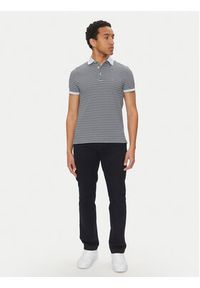 TOMMY HILFIGER - Tommy Hilfiger Polo 1985 MW0MW17771 Granatowy Slim Fit. Typ kołnierza: polo. Kolor: niebieski. Materiał: bawełna