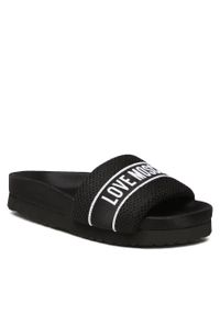 Love Moschino - Klapki LOVE MOSCHINO JA28534G0GIP0000 Nero. Kolor: czarny. Materiał: materiał #1