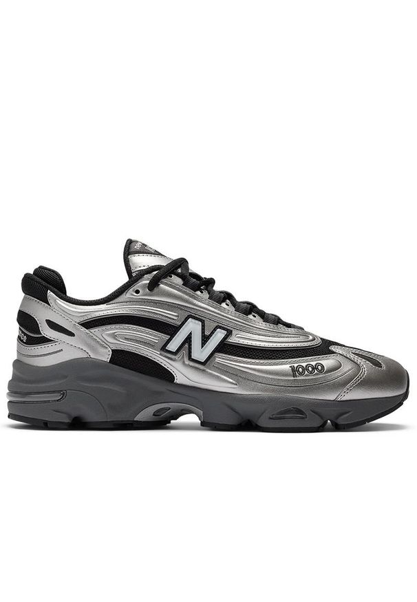 Buty unisex New Balance M1000B - czarne. Kolor: czarny. Materiał: skóra, materiał. Szerokość cholewki: normalna