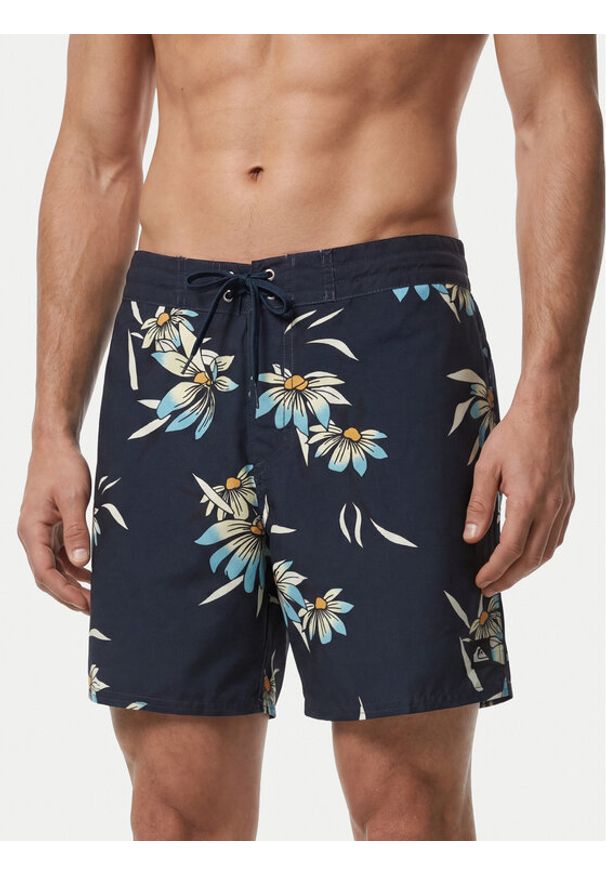 Quiksilver Szorty kąpielowe Everyday 16 EQYBS04897 Granatowy Regular Fit. Kolor: niebieski. Materiał: syntetyk