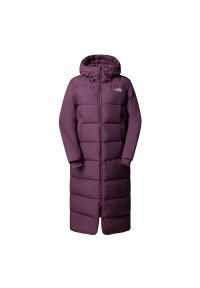 Kurtka The North Face Triple C 0A84J41NI1 - fioletowa. Kolor: fioletowy. Materiał: poliester, puch. Długość: długie. Styl: klasyczny #1