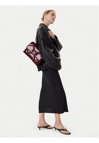 Tory Burch Torebka 169325 Bordowy. Kolor: czerwony. Materiał: skórzane #6
