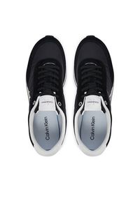 Calvin Klein Jeans Sneakersy Retro Runner Ess Mix Mat YM0YM01361 Czarny. Kolor: czarny. Materiał: materiał #5