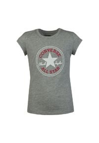 Koszulka z krótkim rękawem dla dzieci Converse Timeless Chuck Patch G Szary. Kolor: szary. Długość rękawa: krótki rękaw. Długość: krótkie. Sport: skateboard #1