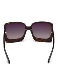 Tom Ford - TOM FORD - Kwadratowe okulary przeciwsłoneczne Katrine. Kolor: brązowy #4
