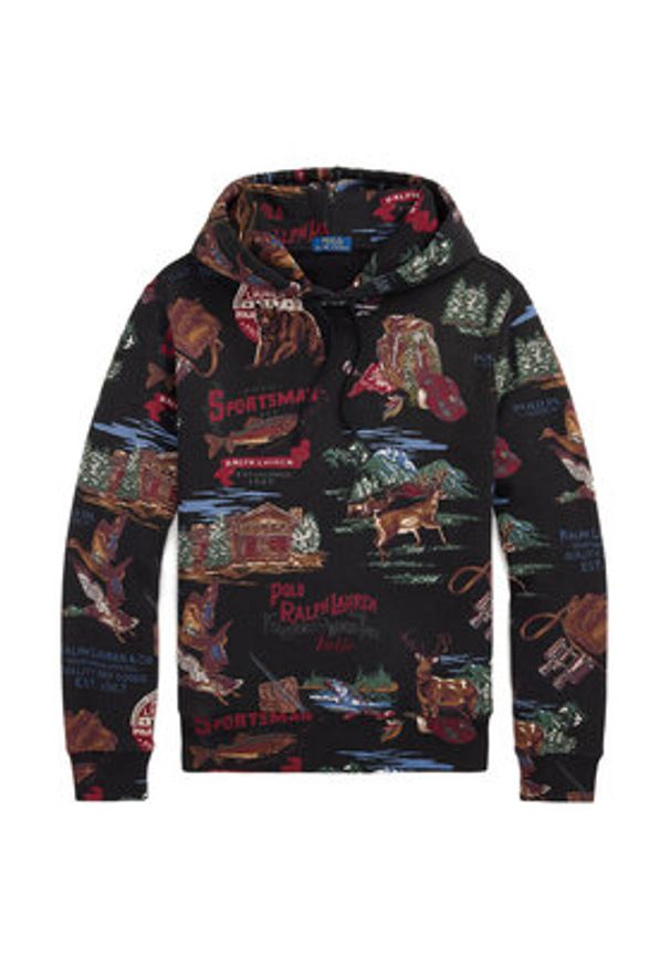 Polo Ralph Lauren Bluza 710980790001 Czarny Regular Fit. Typ kołnierza: polo. Kolor: czarny. Materiał: bawełna