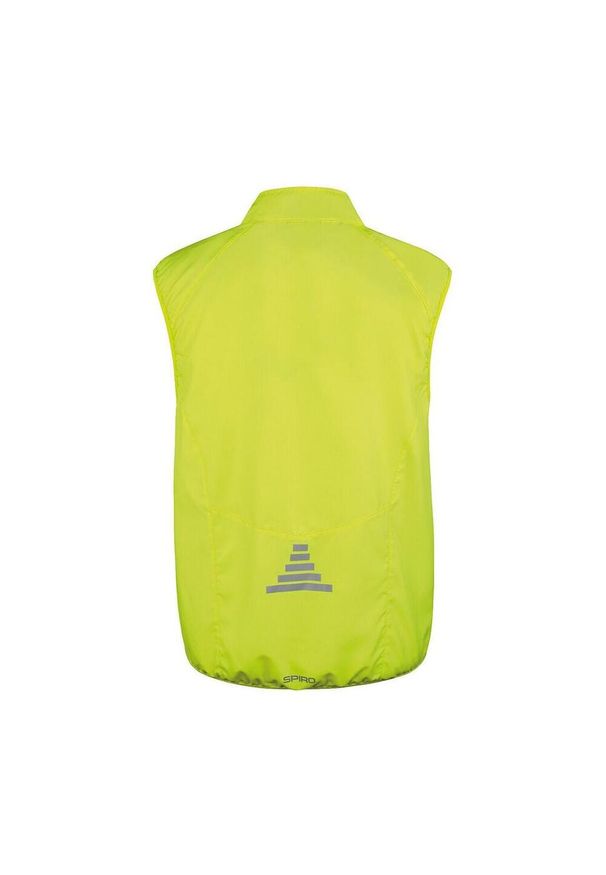 SPIRO - Bezrękawnik Unisex Dla Dorosłych Bikewear Crosslite. Kolor: żółty, wielokolorowy, zielony. Długość rękawa: bez rękawów
