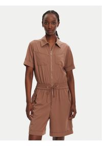 Liu Jo Sport Kombinezon TA5145 TS922 Brązowy Regular Fit. Kolor: brązowy. Materiał: syntetyk. Styl: sportowy
