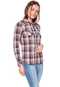 Wrangler - KOSZULA WRANGLER CHECK SHIRT ROSIN GREEN W5240LUWY. Kolor: różowy #6