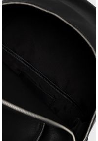 Calvin Klein Jeans plecak damski kolor czarny duży gładki. Kolor: czarny. Materiał: poliester. Wzór: gładki #3