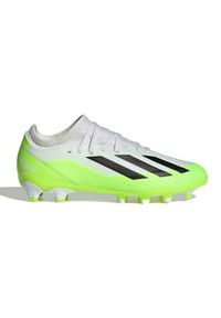 Adidas - Buty piłkarskie adidas X Crazyfast.3 Mg Jr IE1567 białe białe. Zapięcie: sznurówki. Kolor: biały. Materiał: syntetyk, guma. Sport: piłka nożna