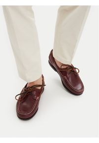 Timberland Mokasyny Classic Boat 2 Eye TB0250452141 Bordowy. Kolor: czerwony. Materiał: skóra #1