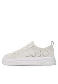 Liu Jo Sneakersy Cleo 26 BA4065 PX373 Beżowy. Kolor: beżowy. Materiał: skóra, zamsz