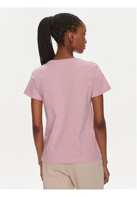 Pinko T-Shirt 100355 A1NW Różowy Regular Fit. Kolor: różowy. Materiał: bawełna