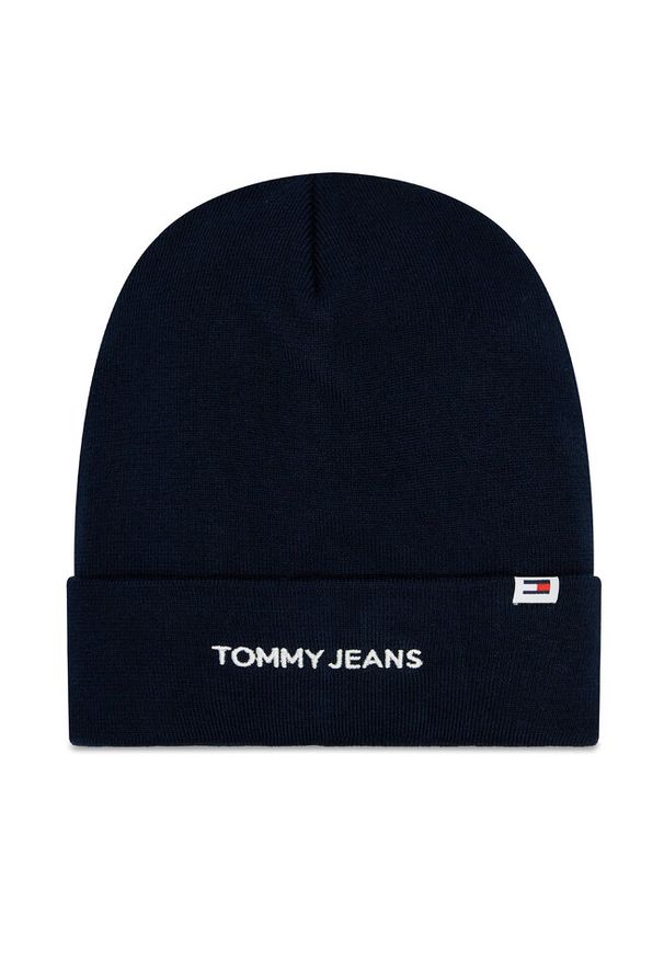 Czapka Tommy Jeans. Kolor: niebieski
