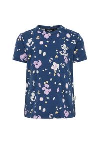 Koszulka dla dziewczynki niemowlaka Hummel Happy. Kolor: niebieski. Materiał: bawełna. Sport: joga i pilates #1