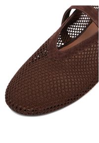 Badura Baleriny MIMOSA-SLT-24067P-52 Brązowy. Kolor: brązowy. Materiał: materiał #4
