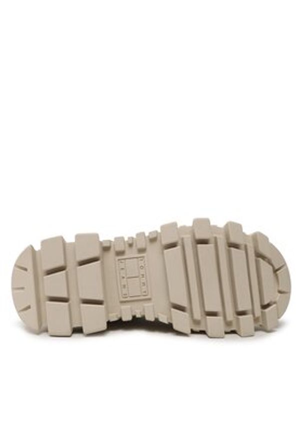 Tommy Jeans Sztyblety Rubber Rain EN0EN02234 Écru. Materiał: skóra