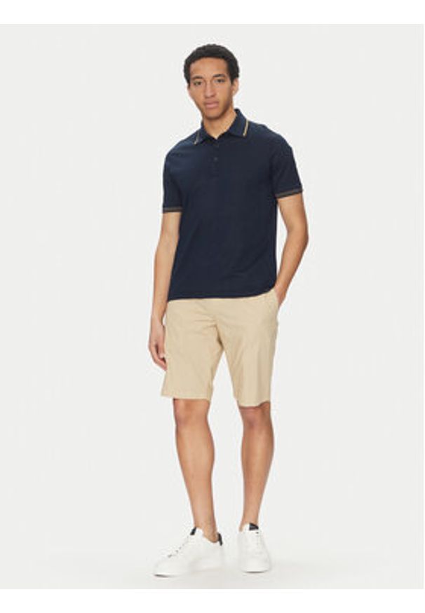 PAUL & SHARK - Paul&Shark Polo 25411236 Granatowy Regular Fit. Typ kołnierza: polo. Kolor: niebieski. Materiał: bawełna