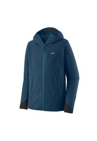 Kurtka softshell męska Patagonia R1 TechFace Hoody. Kolor: niebieski. Materiał: softshell. Sport: turystyka piesza