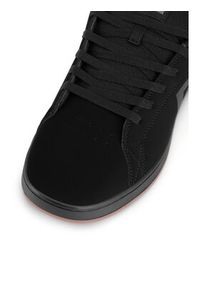 DC Sneakersy GAVELER ADYS100536-BGM Czarny. Kolor: czarny. Materiał: skóra #7