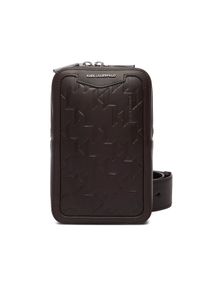 Karl Lagerfeld - KARL LAGERFELD Saszetka A3M30179 Brązowy. Kolor: brązowy. Materiał: skóra #1