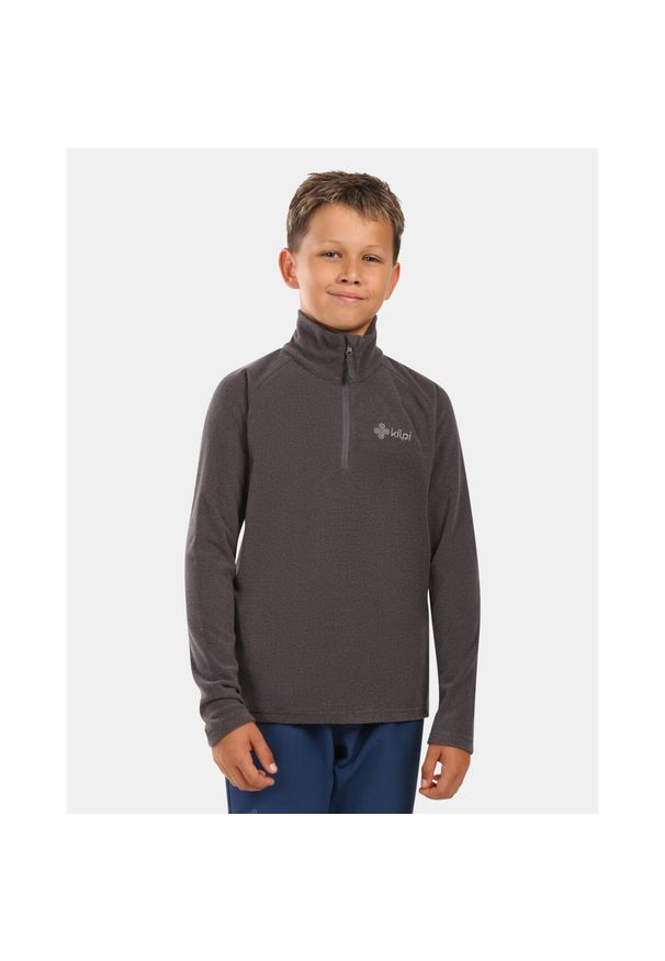 Polarowa warstwa środkowa dla dzieci Kilpi ALMERI-J. Kolor: szary. Materiał: polar. Sezon: zima. Sport: narciarstwo