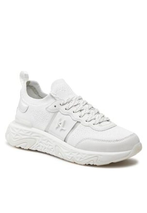 Karl Lagerfeld - KARL LAGERFELD Sneakersy KL62441 Biały. Kolor: biały. Materiał: mesh, materiał