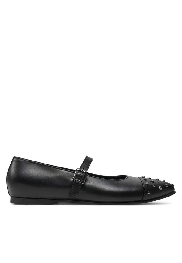 TwinSet - Baleriny TWINSET. Kolor: czarny