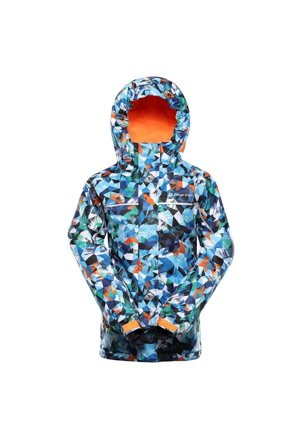 ALPINE PRO - Kurtka dziecięca narciarska 10.000 Alpine Pro Kiwero. Kolor: niebieski. Sezon: zima. Sport: narciarstwo