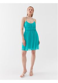 Patrizia Pepe Sukienka letnia 2A2516/A061-G550 Niebieski Regular Fit. Kolor: niebieski. Materiał: syntetyk. Sezon: lato
