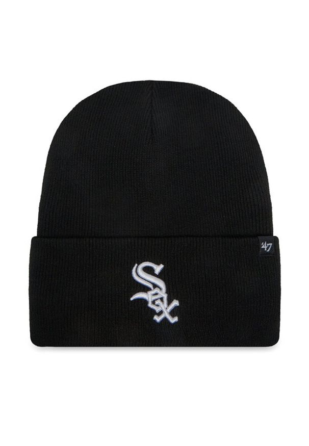 47 Brand Czapka Chicago White Sox B-HYMKR06ACE Czarny. Kolor: czarny. Materiał: akryl, materiał