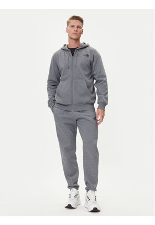 The North Face Bluza Simple Dome NF0A89FD Szary Regular Fit. Kolor: szary. Materiał: bawełna