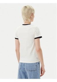 Karl Lagerfeld - KARL LAGERFELD T-Shirt A2W17087 Écru Regular Fit. Typ kołnierza: dekolt w karo. Materiał: bawełna #3