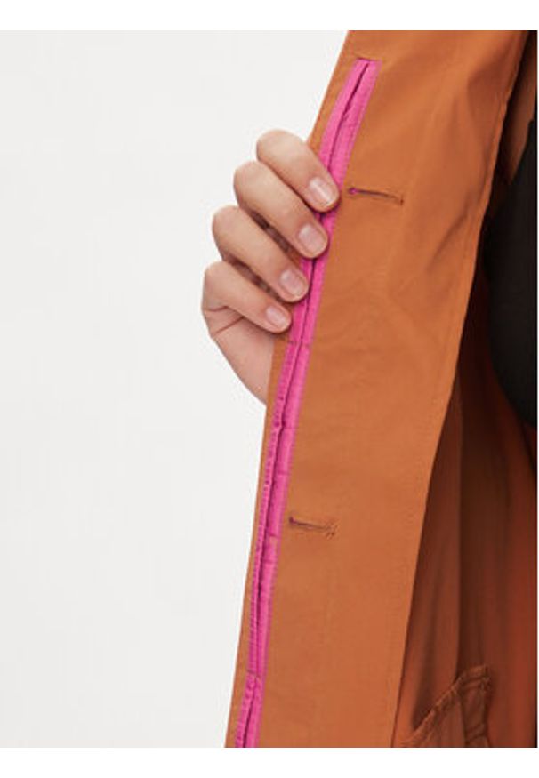 only - ONLY Trencz Orchid 15308598 Brązowy Regular Fit. Kolor: brązowy. Materiał: syntetyk