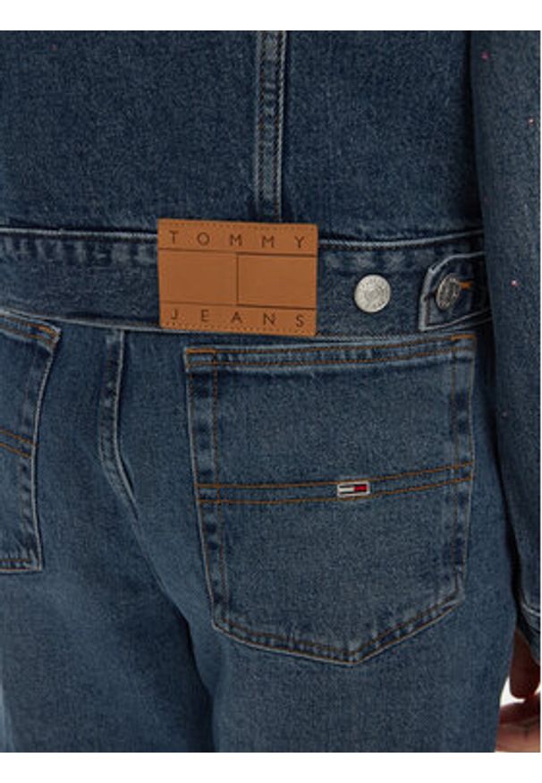 Tommy Jeans Kurtka jeansowa Classic DW0DW19781 Niebieski Regular Fit. Kolor: niebieski. Materiał: bawełna