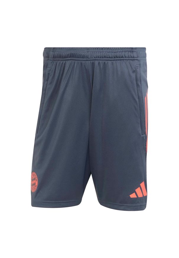 Adidas - Szorty treningowe Bayern Monachium 2025/26. Kolor: szary. Sport: piłka nożna