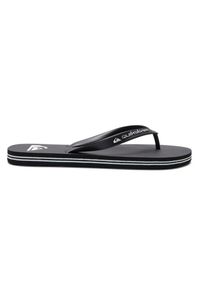 Japonki plażowe męskie Quiksilver Molokai Core. Okazja: na plażę. Kolor: czarny. Materiał: materiał, syntetyk, guma. Styl: sportowy #2