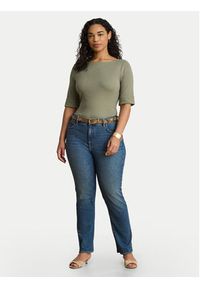 Lauren Ralph Lauren - LAUREN RALPH LAUREN T-Shirt Judy 200654963204 Zielony Regular Fit. Kolor: zielony. Materiał: bawełna #2